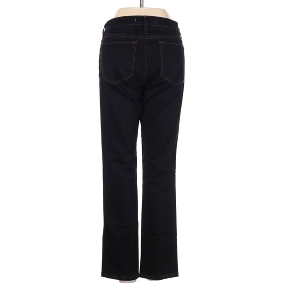 J Brand Jeans Black Boot Leg Cut Mid Rise Waist Size 27 #433 - Picture 2 of 2